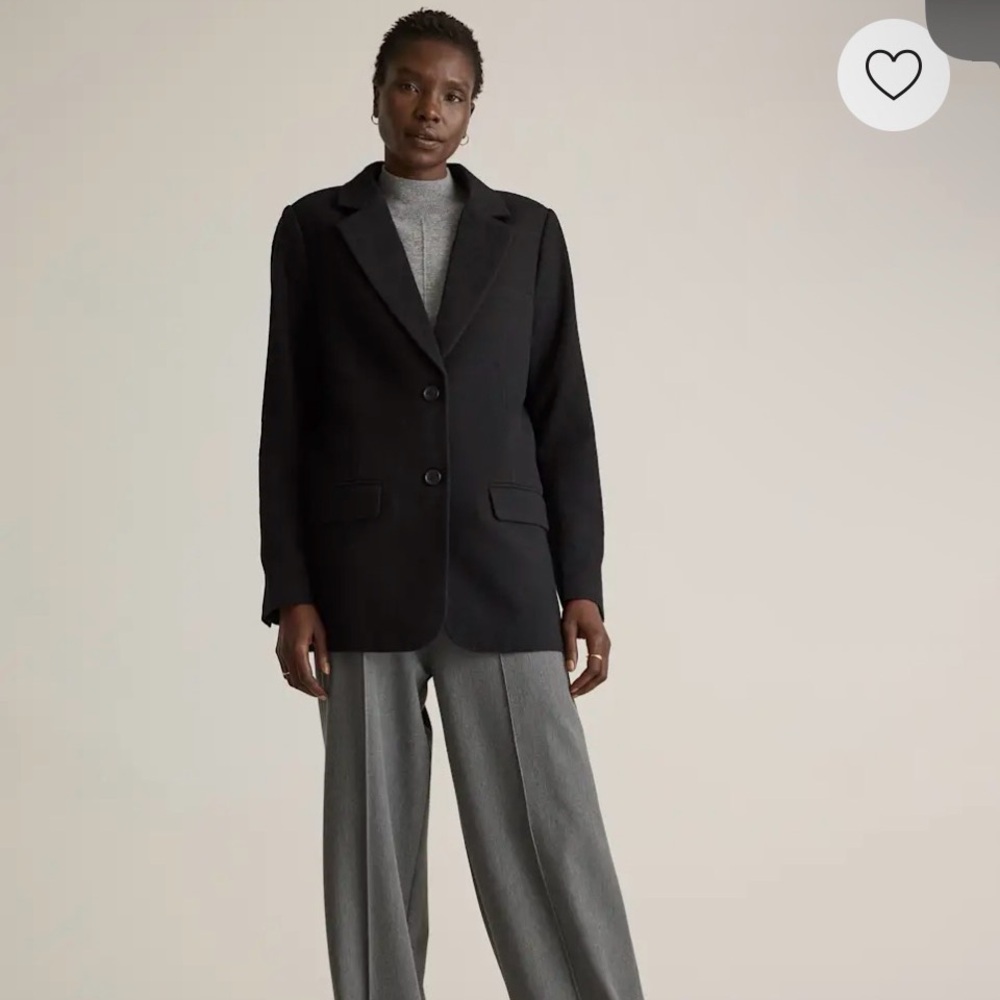 Quince Italian Wool Oversized Blazer, Brand New With Tags
